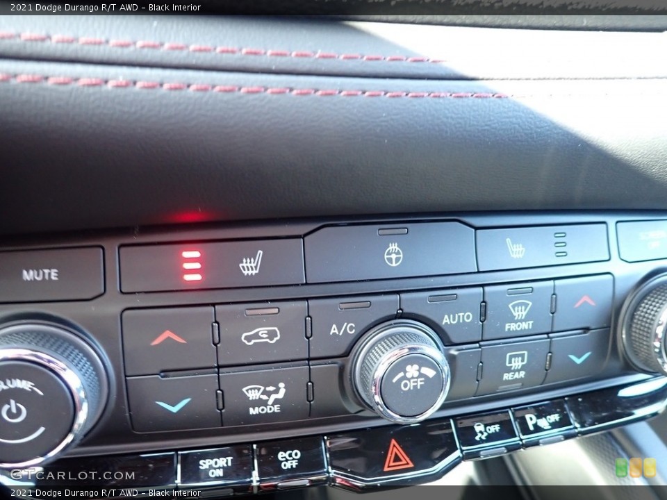 Black Interior Controls for the 2021 Dodge Durango R/T AWD #140657224