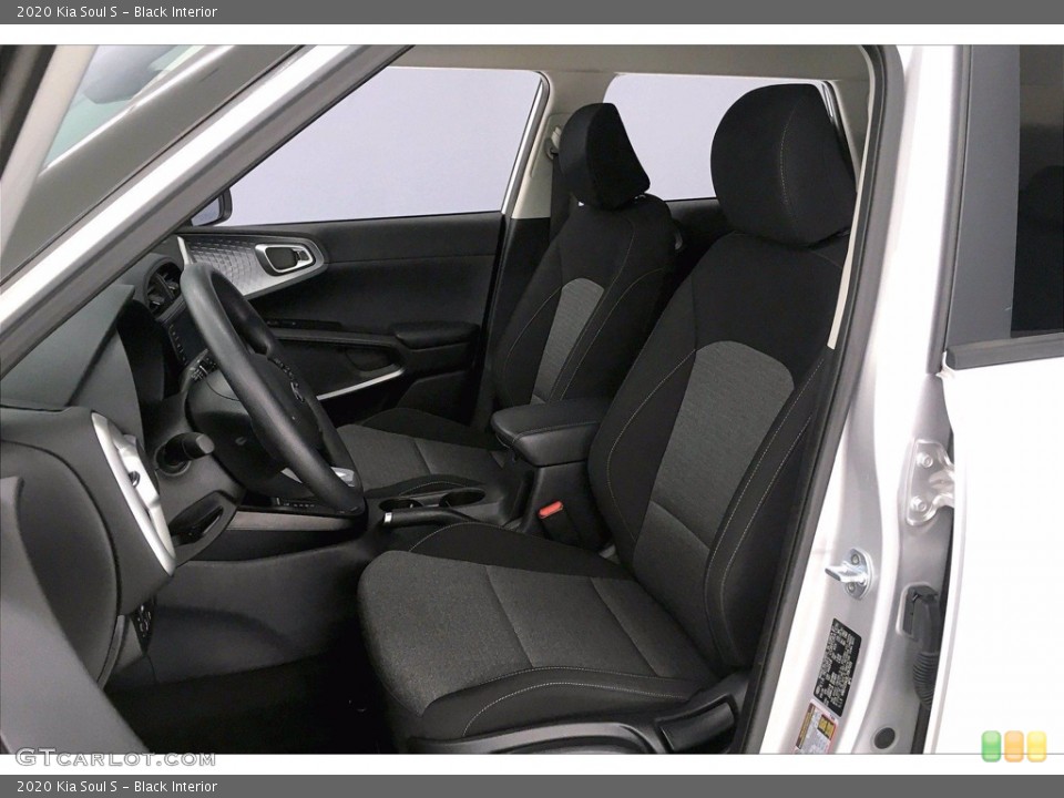 Black Interior Front Seat for the 2020 Kia Soul S #140657350