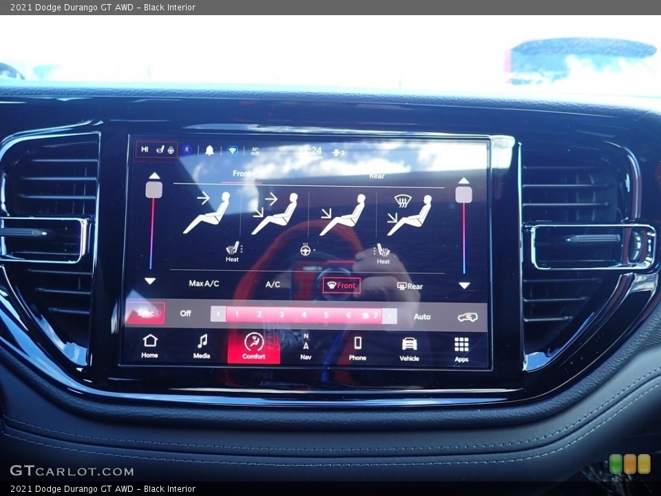 Black Interior Controls for the 2021 Dodge Durango GT AWD #140657526