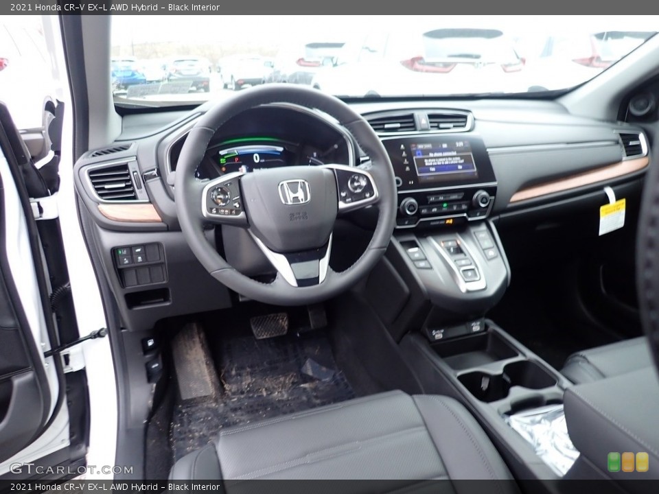 Black Interior Photo for the 2021 Honda CR-V EX-L AWD Hybrid #140657569