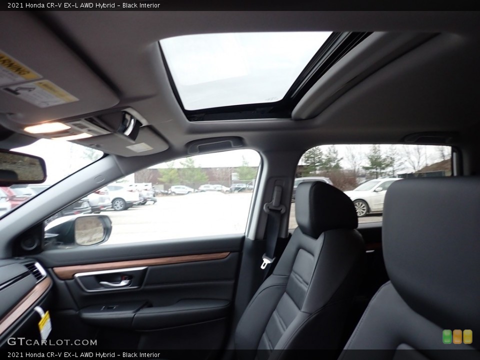 Black Interior Sunroof for the 2021 Honda CR-V EX-L AWD Hybrid #140657629