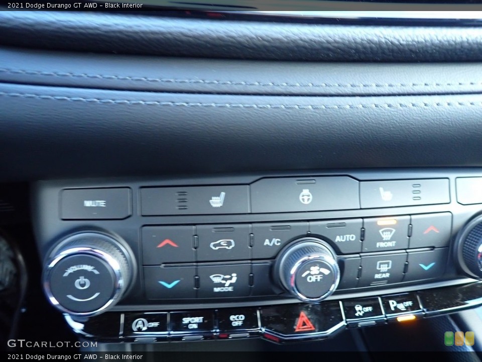 Black Interior Controls for the 2021 Dodge Durango GT AWD #140657632