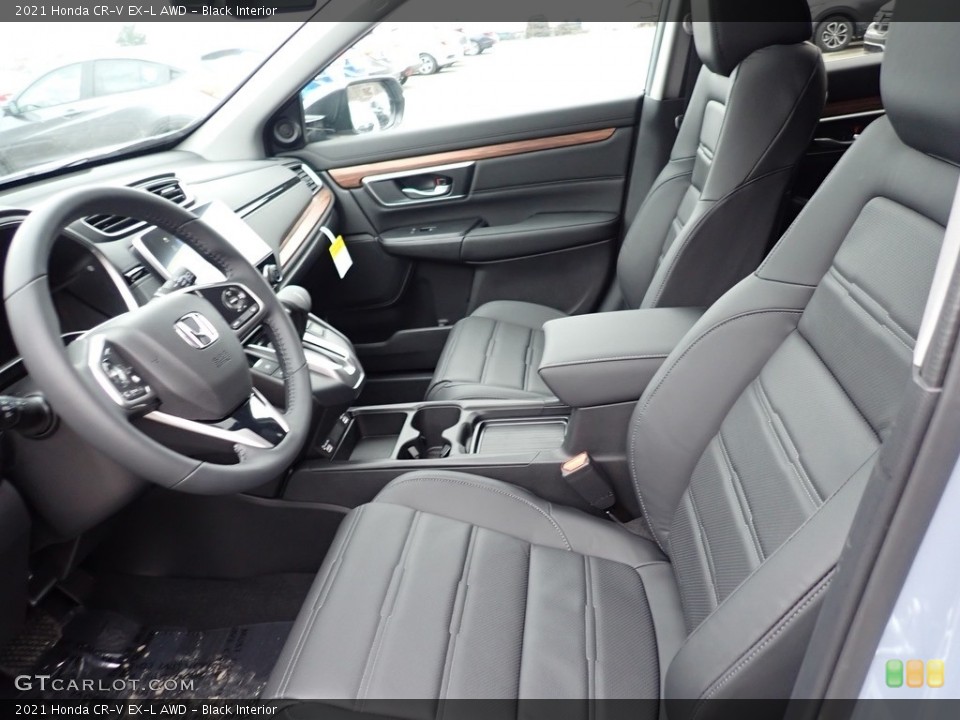 Black Interior Front Seat for the 2021 Honda CR-V EX-L AWD #140658466