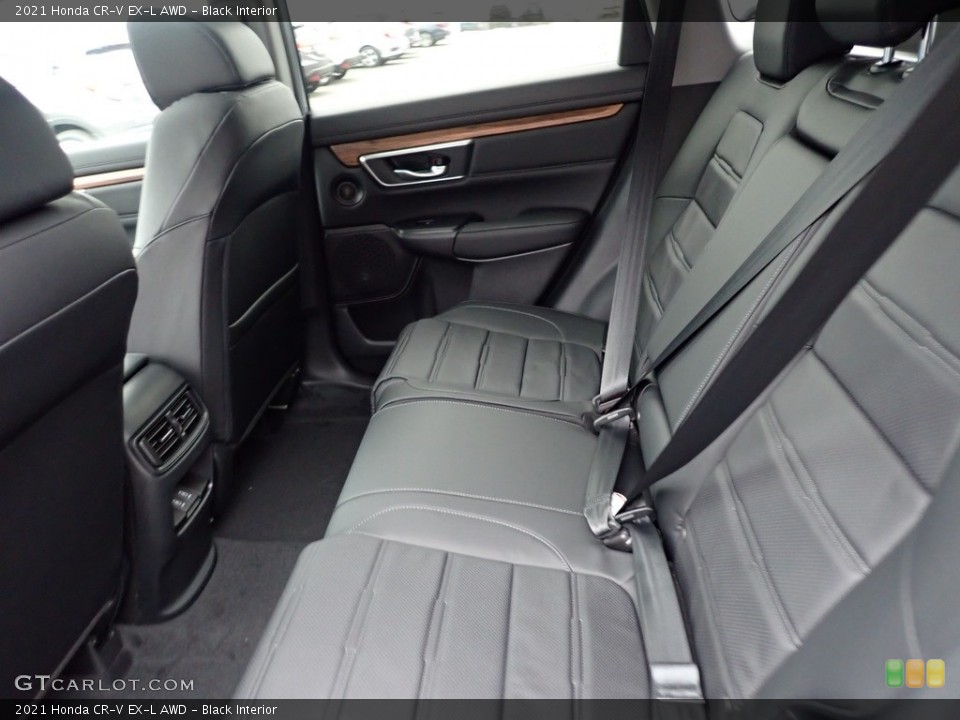Black Interior Rear Seat for the 2021 Honda CR-V EX-L AWD #140658487