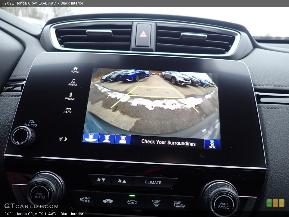 Black Interior Controls for the 2021 Honda CR-V EX-L AWD #140658577