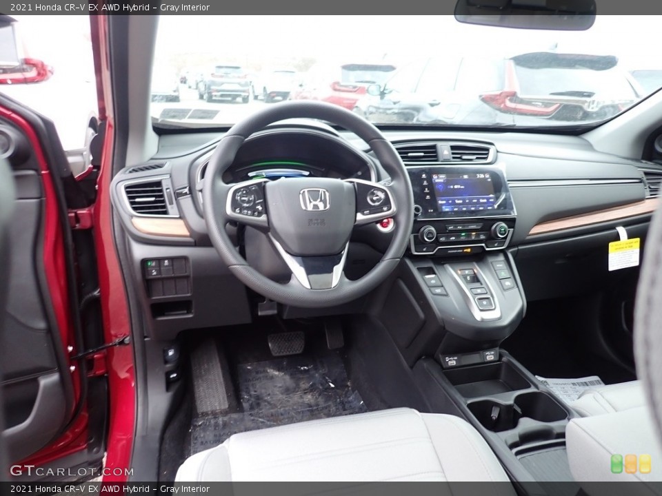 Gray Interior Photo for the 2021 Honda CR-V EX AWD Hybrid #140658772