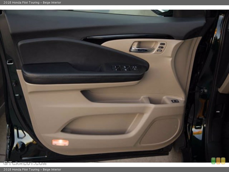 Beige Interior Door Panel for the 2018 Honda Pilot Touring #140660497