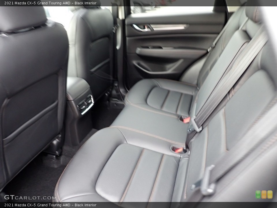 Black Interior Rear Seat for the 2021 Mazda CX-5 Grand Touring AWD #140661892
