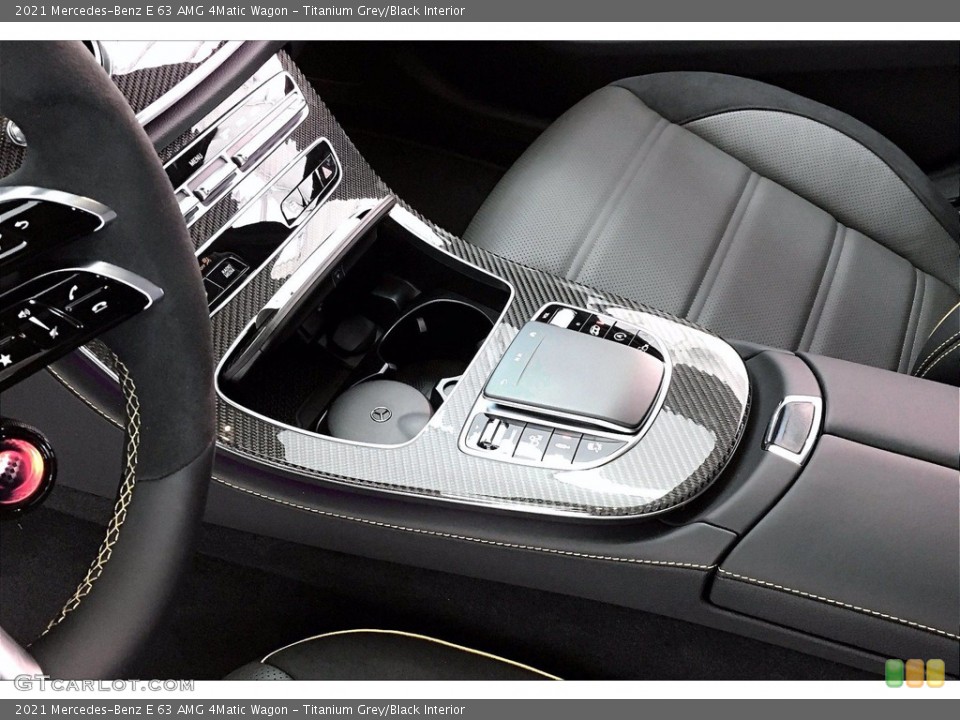 Titanium Grey/Black Interior Controls for the 2021 Mercedes-Benz E 63 AMG 4Matic Wagon #140663110