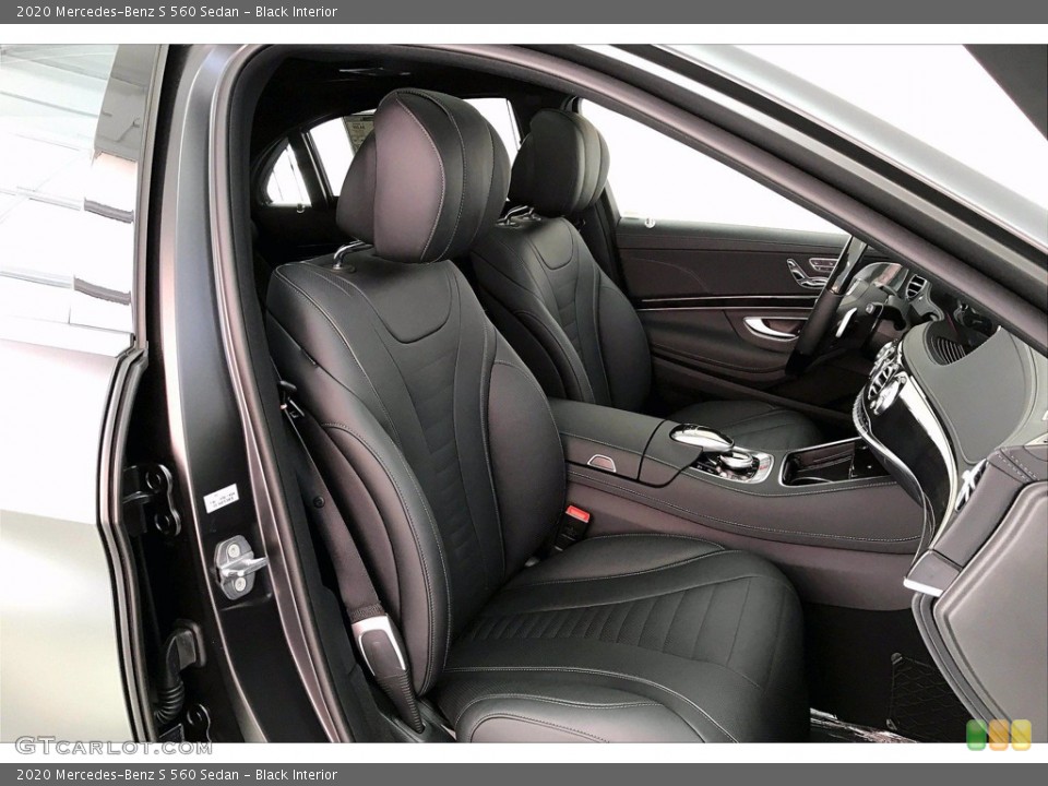 Black Interior Front Seat for the 2020 Mercedes-Benz S 560 Sedan #140663593