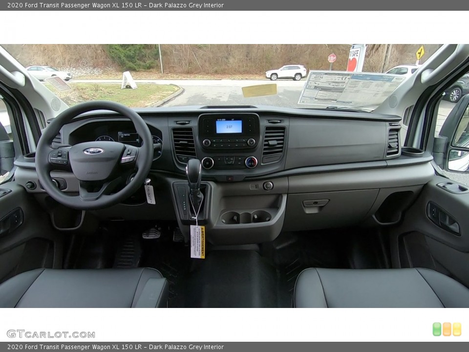 Dark Palazzo Grey Interior Dashboard for the 2020 Ford Transit Passenger Wagon XL 150 LR #140666000