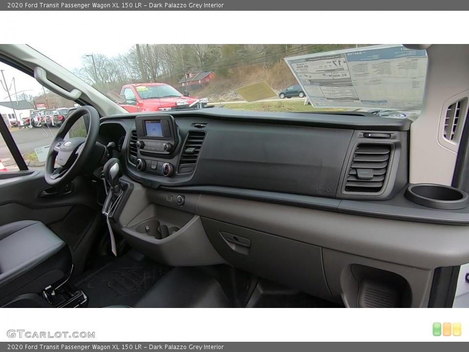 Dark Palazzo Grey Interior Dashboard for the 2020 Ford Transit Passenger Wagon XL 150 LR #140666050