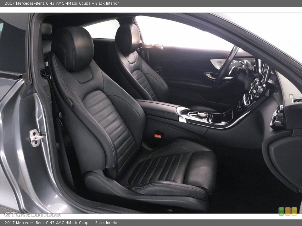 Black Interior Front Seat for the 2017 Mercedes-Benz C 43 AMG 4Matic Coupe #140670299