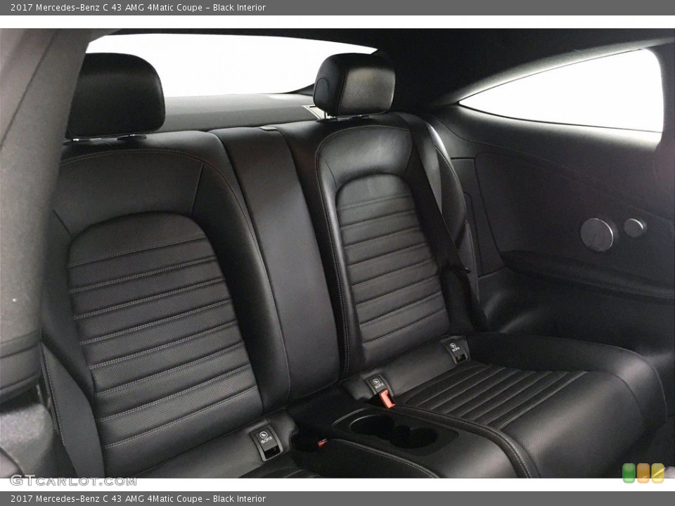 Black Interior Rear Seat for the 2017 Mercedes-Benz C 43 AMG 4Matic Coupe #140670896