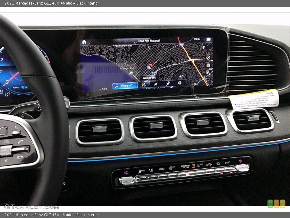 Black Interior Navigation for the 2021 Mercedes-Benz GLE 450 4Matic #140673449