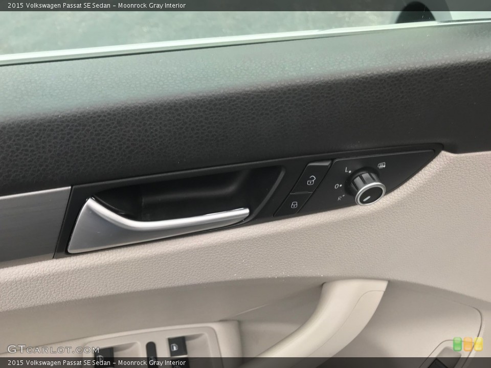 Moonrock Gray Interior Door Panel for the 2015 Volkswagen Passat SE Sedan #140676684
