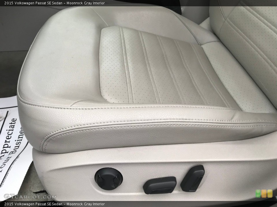 Moonrock Gray Interior Front Seat for the 2015 Volkswagen Passat SE Sedan #140676753