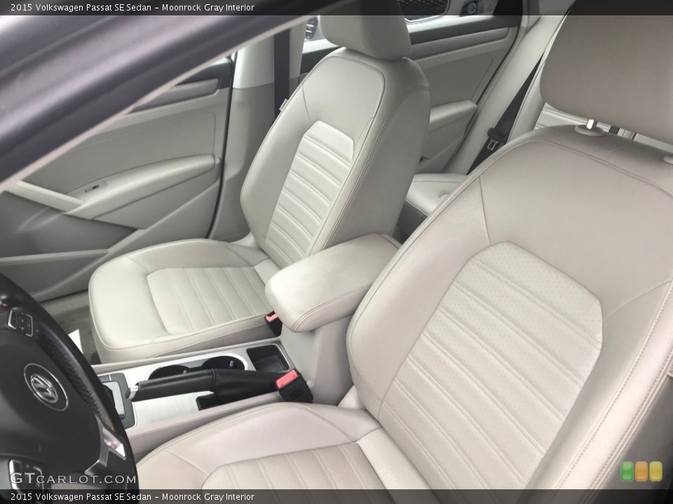 Moonrock Gray Interior Front Seat for the 2015 Volkswagen Passat SE Sedan #140676771