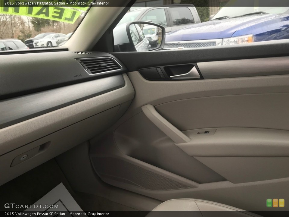 Moonrock Gray Interior Door Panel for the 2015 Volkswagen Passat SE Sedan #140676795
