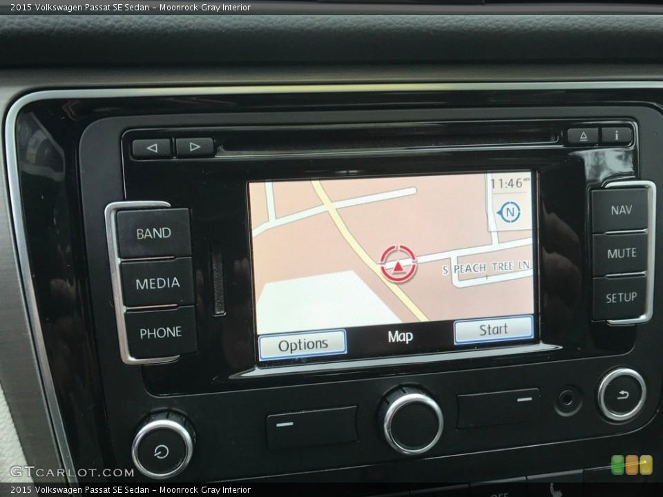 Moonrock Gray Interior Controls for the 2015 Volkswagen Passat SE Sedan #140676855
