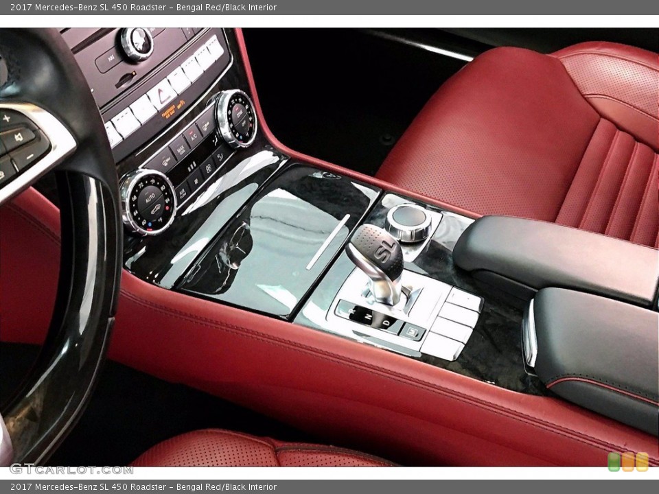 Bengal Red/Black Interior Transmission for the 2017 Mercedes-Benz SL 450 Roadster #140685372