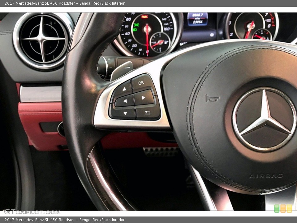 Bengal Red/Black Interior Controls for the 2017 Mercedes-Benz SL 450 Roadster #140685426