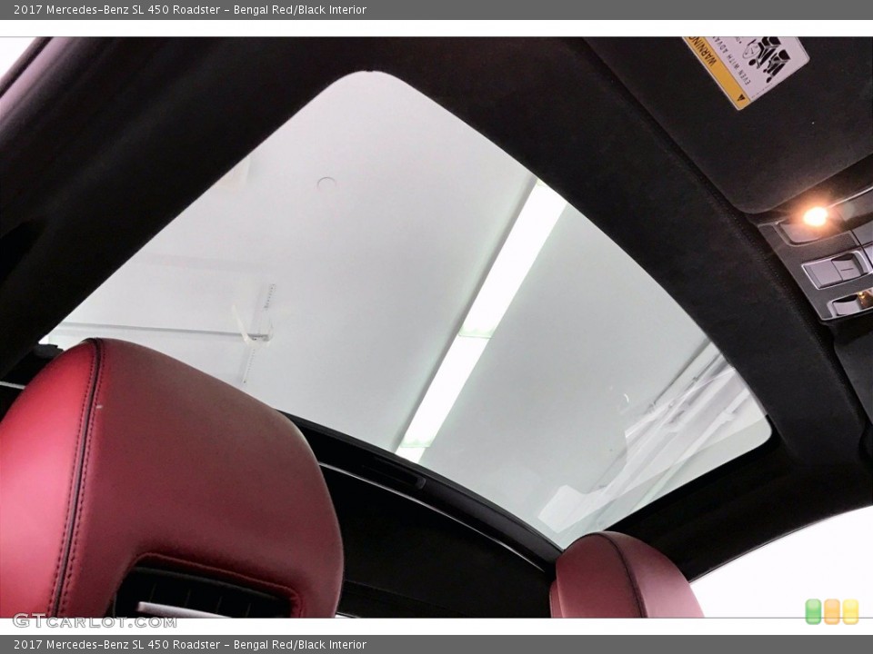 Bengal Red/Black Interior Sunroof for the 2017 Mercedes-Benz SL 450 Roadster #140685531