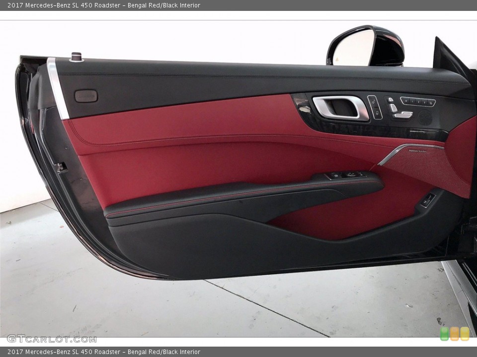 Bengal Red/Black Interior Door Panel for the 2017 Mercedes-Benz SL 450 Roadster #140685558