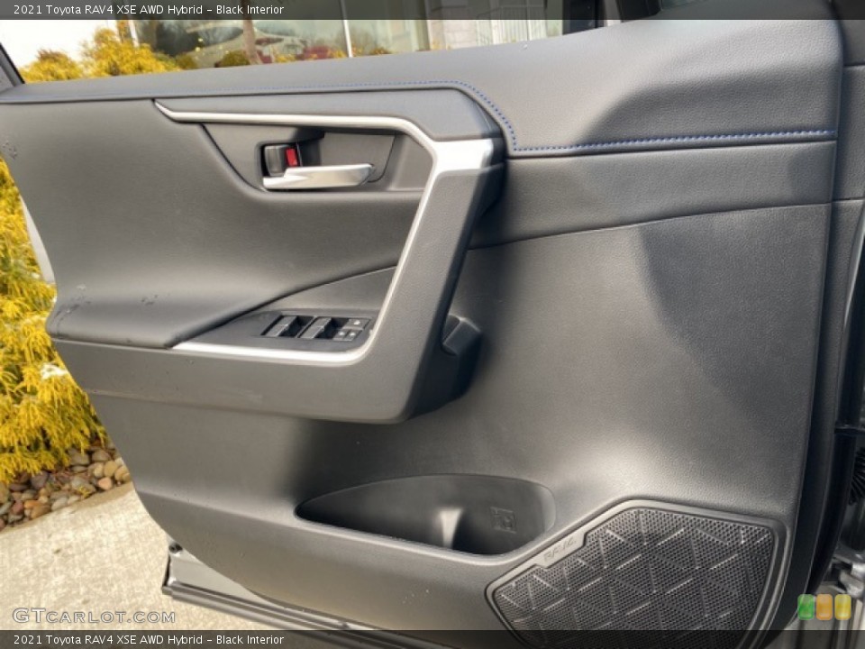 Black Interior Door Panel for the 2021 Toyota RAV4 XSE AWD Hybrid #140685561