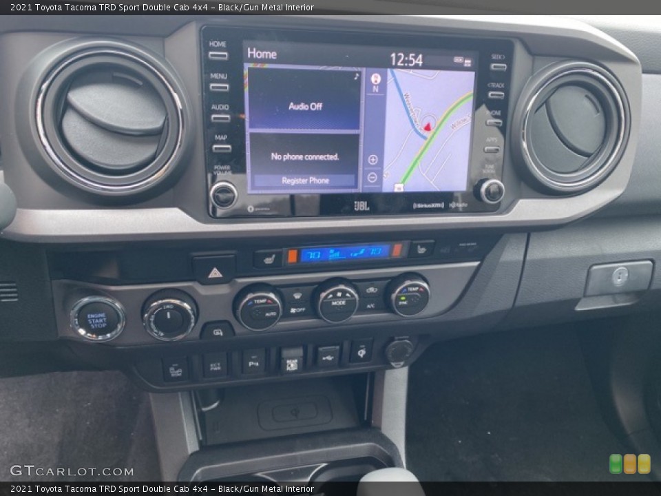 Black/Gun Metal Interior Controls for the 2021 Toyota Tacoma TRD Sport Double Cab 4x4 #140687643