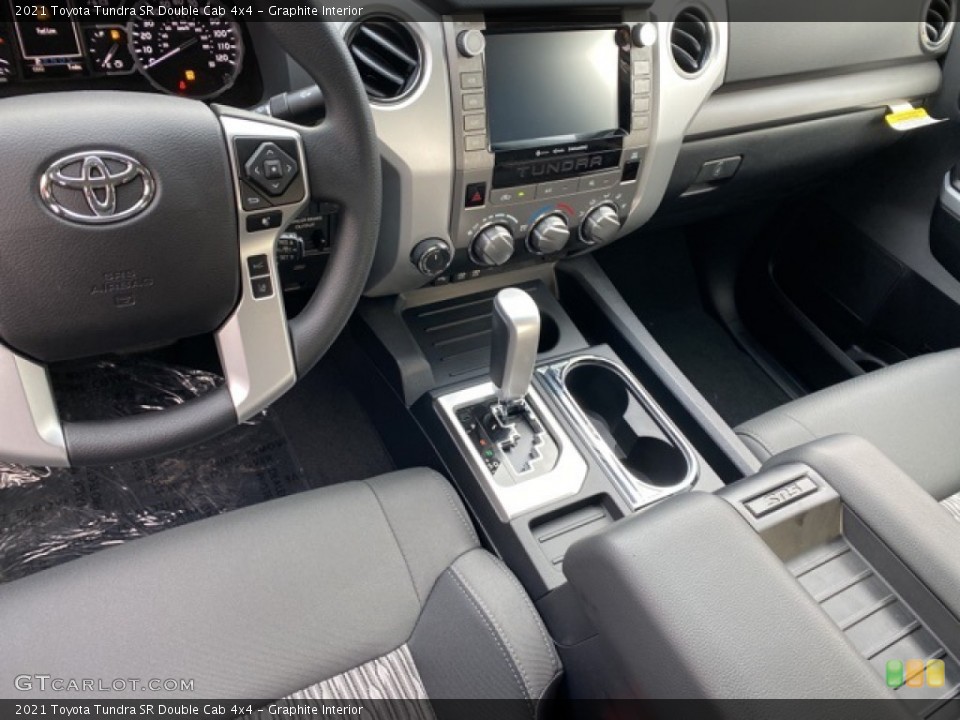 Graphite Interior Controls for the 2021 Toyota Tundra SR Double Cab 4x4 #140688945