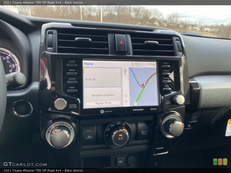 Black Interior Navigation for the 2021 Toyota 4Runner TRD Off Road 4x4 #140693997
