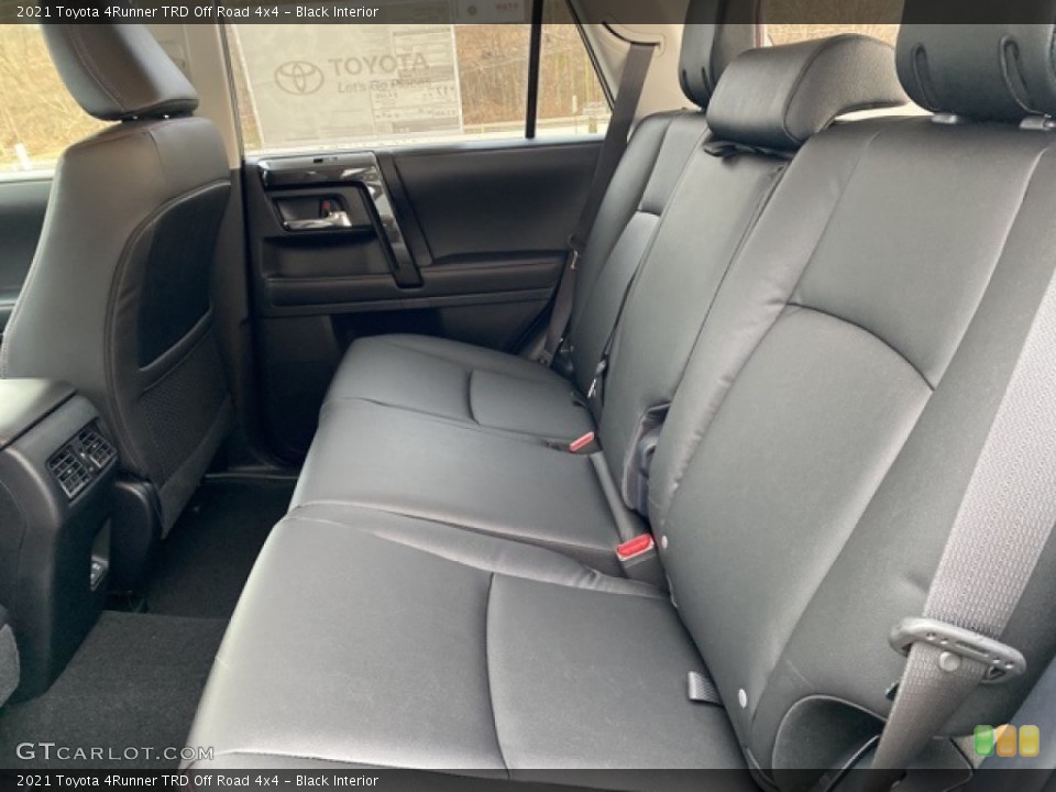 Black Interior Rear Seat for the 2021 Toyota 4Runner TRD Off Road 4x4 #140694372