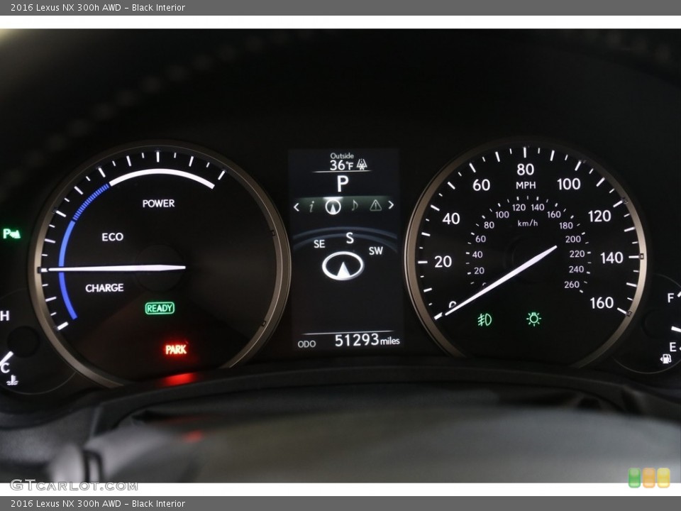 Black Interior Gauges for the 2016 Lexus NX 300h AWD #140695746