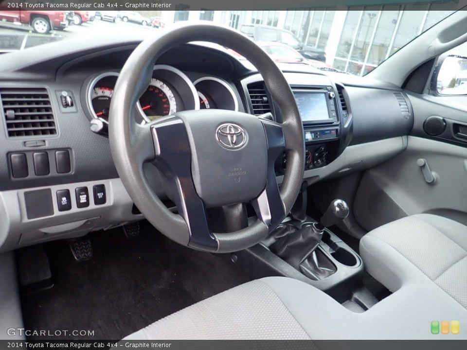 Graphite Interior Dashboard for the 2014 Toyota Tacoma Regular Cab 4x4 #140696112