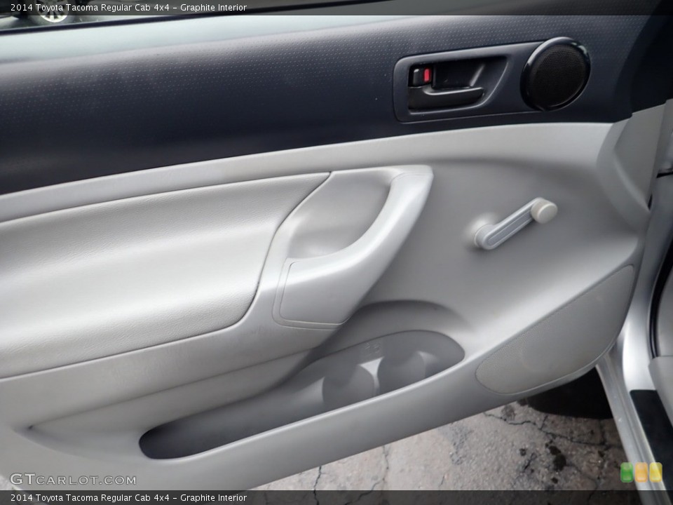 Graphite Interior Door Panel for the 2014 Toyota Tacoma Regular Cab 4x4 #140696130