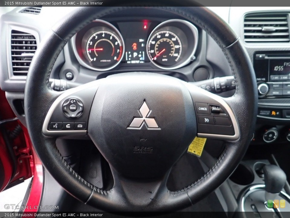 Black Interior Steering Wheel for the 2015 Mitsubishi Outlander Sport ES AWC #140698584