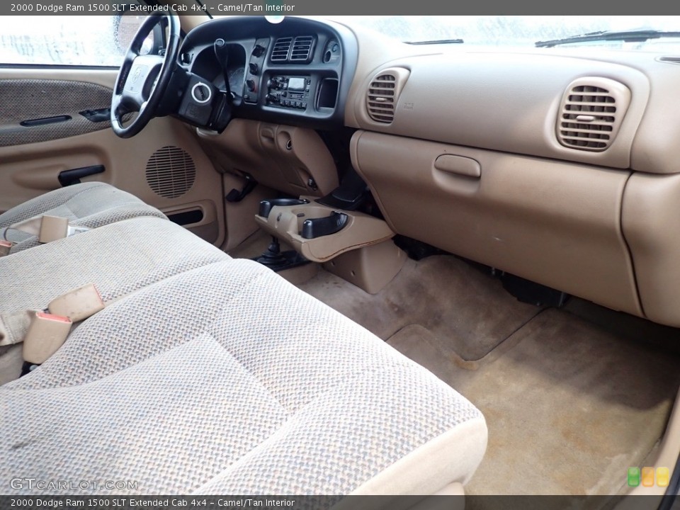 Camel/Tan Interior Dashboard for the 2000 Dodge Ram 1500 SLT Extended Cab 4x4 #140699274