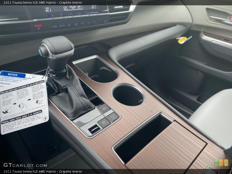 Graphite Interior Transmission for the 2021 Toyota Sienna XLE AWD Hybrid #140701635