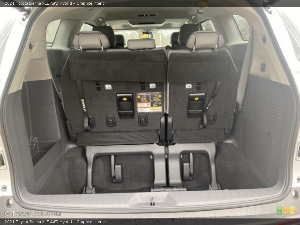 Graphite Interior Trunk for the 2021 Toyota Sienna XLE AWD Hybrid #140701775