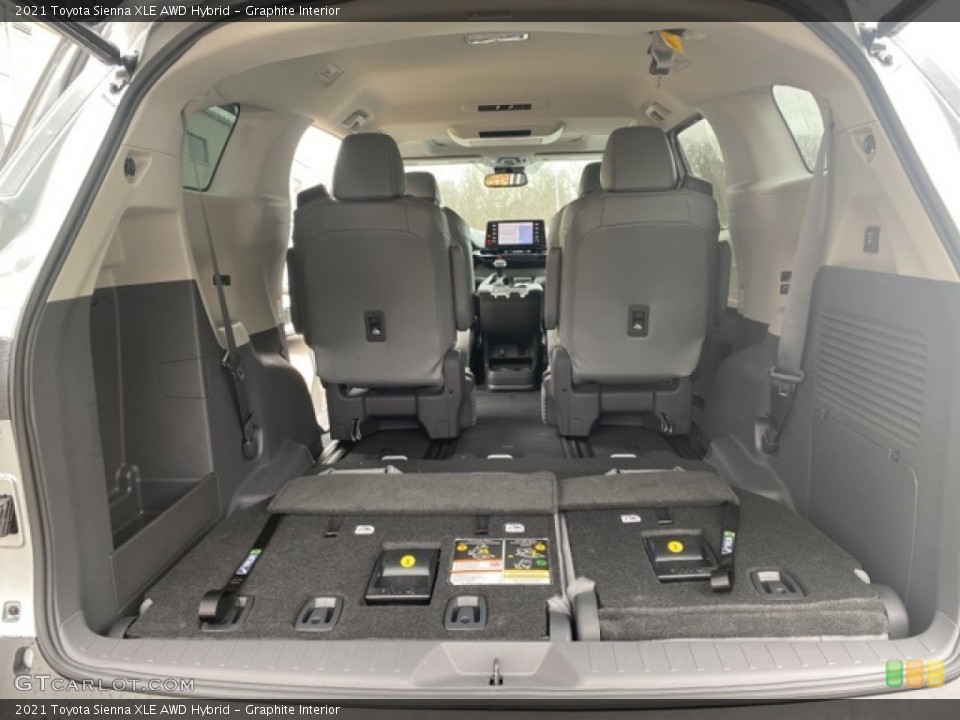 Graphite Interior Trunk for the 2021 Toyota Sienna XLE AWD Hybrid #140701842