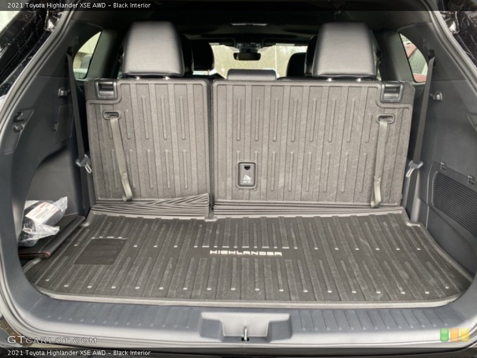 Black Interior Trunk for the 2021 Toyota Highlander XSE AWD #140703200