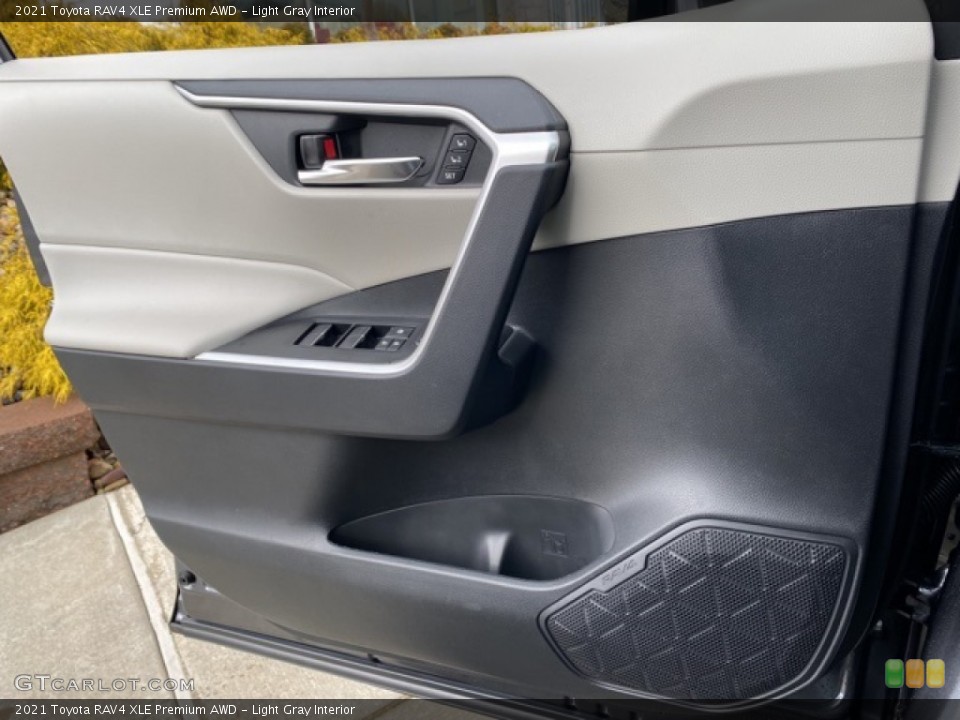 Light Gray Interior Door Panel for the 2021 Toyota RAV4 XLE Premium AWD #140703908