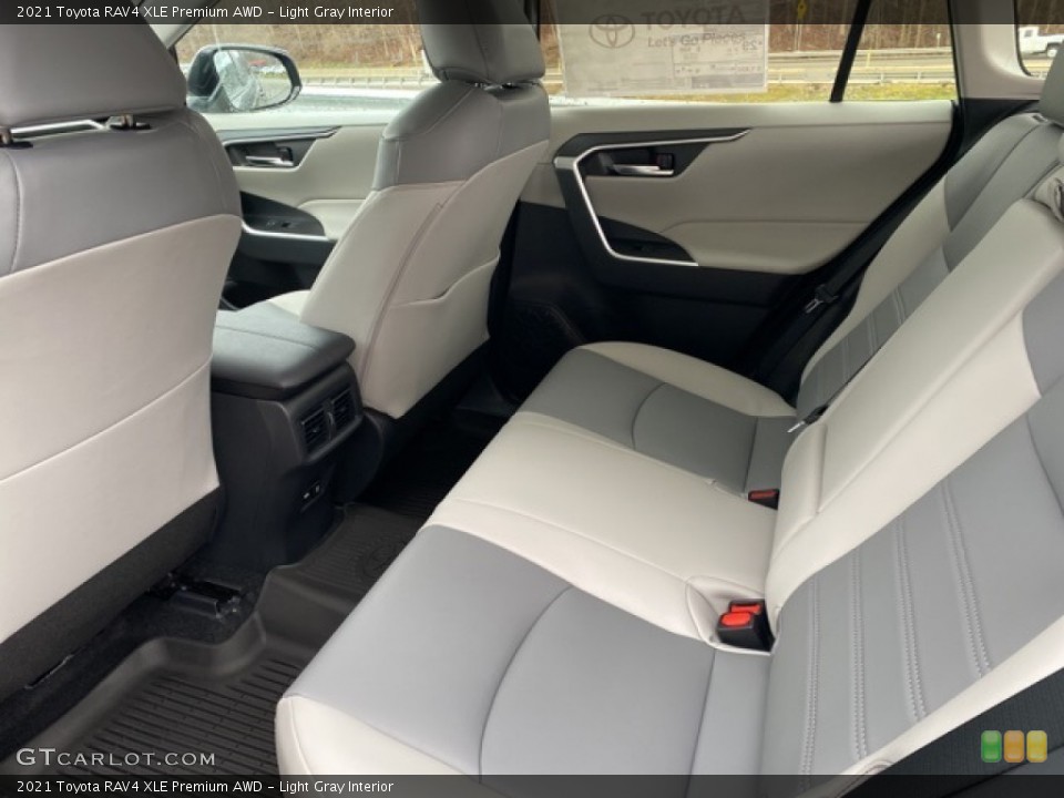 Light Gray Interior Rear Seat for the 2021 Toyota RAV4 XLE Premium AWD #140704016