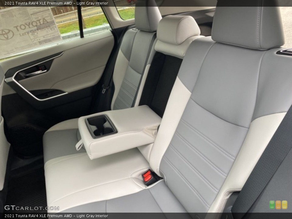 Light Gray Interior Rear Seat for the 2021 Toyota RAV4 XLE Premium AWD #140704034