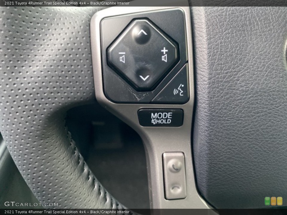 Black/Graphite Interior Steering Wheel for the 2021 Toyota 4Runner Trail Special Edition 4x4 #140704288