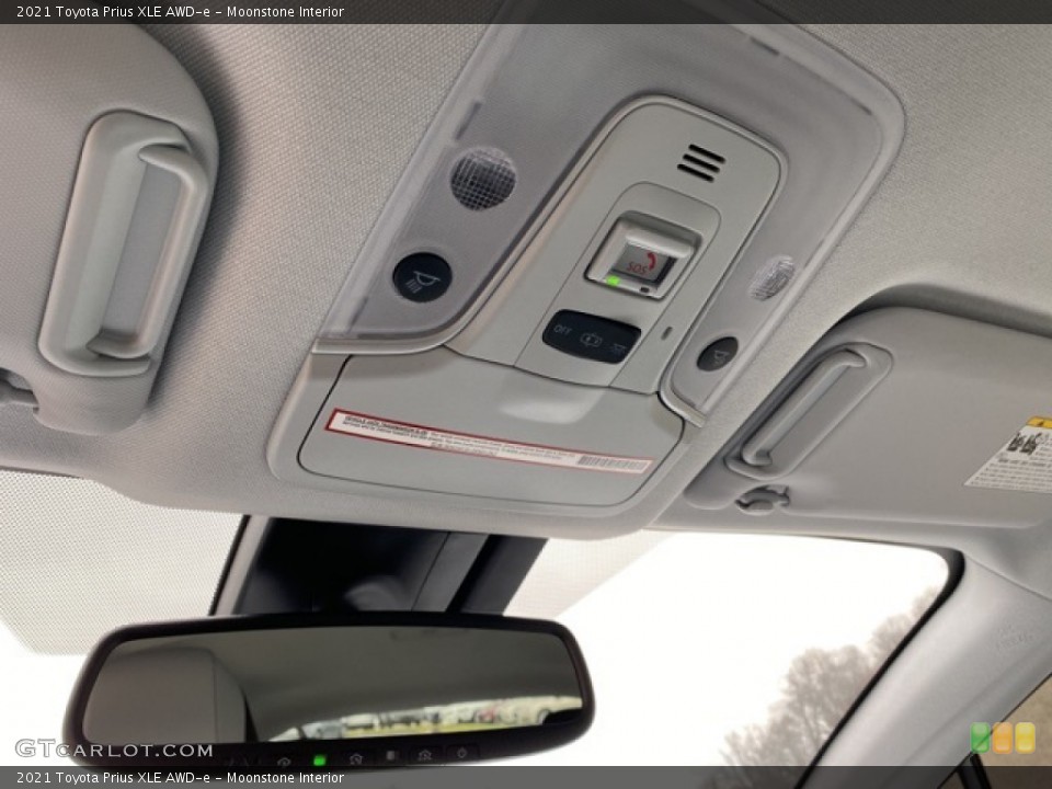 Moonstone Interior Controls for the 2021 Toyota Prius XLE AWD-e #140705213