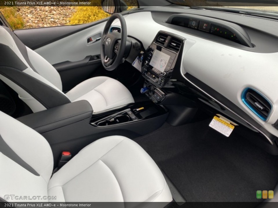 Moonstone Interior Dashboard for the 2021 Toyota Prius XLE AWD-e #140705759