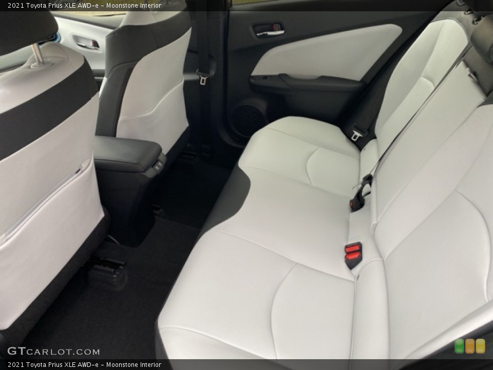 Moonstone Interior Rear Seat for the 2021 Toyota Prius XLE AWD-e #140706110