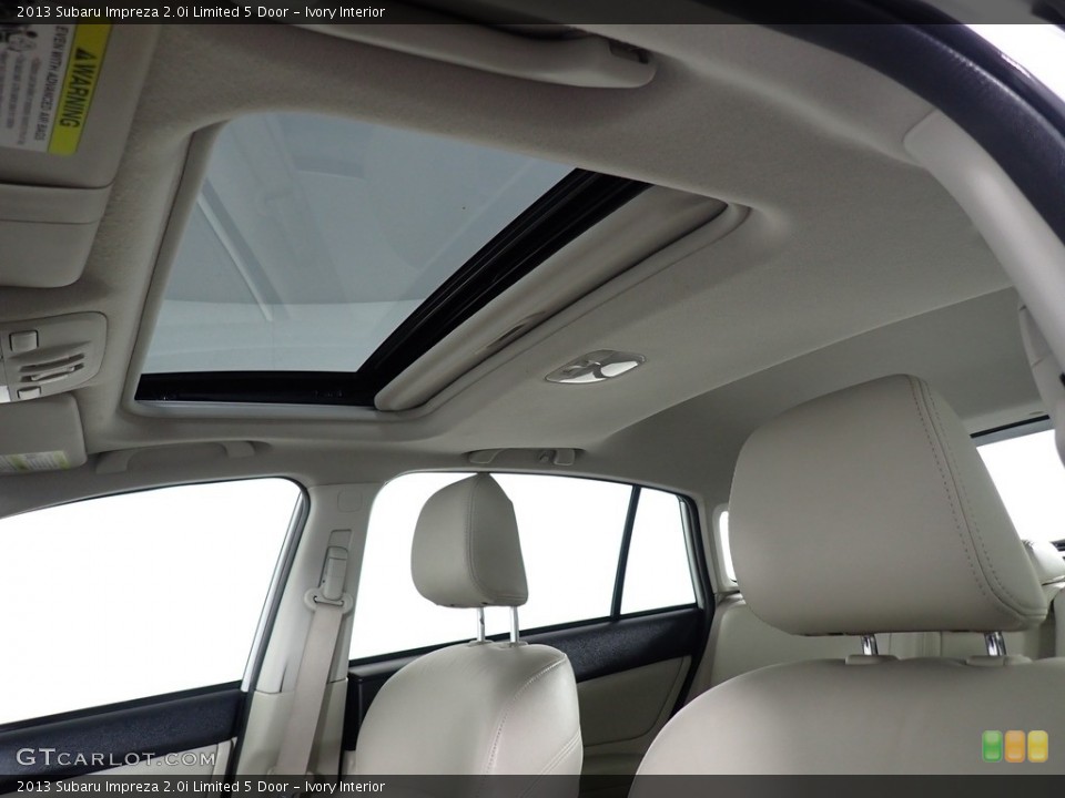 Ivory Interior Sunroof for the 2013 Subaru Impreza 2.0i Limited 5 Door #140706173